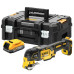 Аккумуляторный многофункциональный инструмент DeWALT DCS356E1T, 1 акб 18V XR Li-lon PowerStack 1.7 Ah, з/у в TSTAK