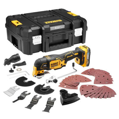 Аккумуляторный многофункциональный инструмент DeWALT DCS356E1T, 1 акб 18V XR Li-lon PowerStack 1.7 Ah, з/у в TSTAK