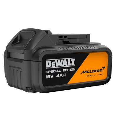 Аккумуляторная ударная дрель-шуруповерт DeWALT DCD86MM2T McLaren F1 Team Special Edition с 2 акб 4 Ah и з/у в кейсе TSTAK