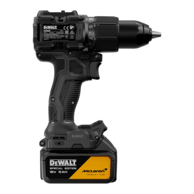 Аккумуляторная ударная дрель-шуруповерт DeWALT DCD86MP2T McLaren F1 Team Special Edition с 2 акб 5 Ah и з/у в кейсе TSTAK