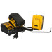 Аккумуляторная угловая шлифмашина DeWALT DCG405S2T с 2 акб 3.5 Ah и з/у в кейсе TSTAK Аккумуляторная угловая шлифмашина DeWALT DCG405S2T с 2 акб 3.5 Ah и з/у в кейсе TSTAK