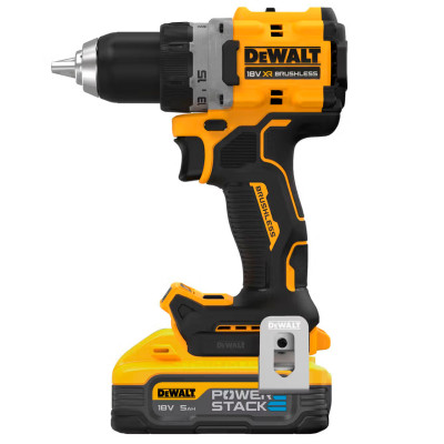 Аккумуляторная дрель-шуруповерт DeWALT DCD800H2T, 1 акб 18V XR Li-lon PowerStack 5 Ah, з/у в кейсе TSTAK