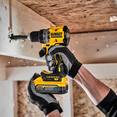 Аккумуляторная дрель-шуруповерт DeWALT DCD800H2T, 1 акб 18V XR Li-lon PowerStack 5 Ah, з/у в кейсе TSTAK