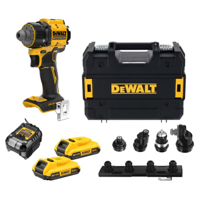 Аккумуляторная дрель-шуруповерт DeWALT DCD803D2T, 2 акб 18 V 2.0 Ah и з/у, чемодан TSTAK