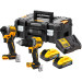 Набір із двох інструментів DeWALT DCK2050H2T: ударний дриль-шуруповерт DCD805, ударний шуруповерт DCF850, 2 акб 18 В XR Li-ion PowerStack 5 Ah, з/п у TSTAK