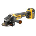 Аккумуляторная угловая шлифмашина DeWALT DCG405P2, 2 акб 5 Ah, з/у в TSTAK