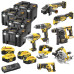 Набор аккумуляторных инструментов DeWALT DCK865P4T, 8 шт
