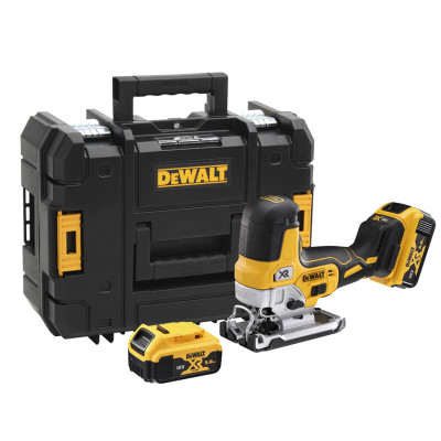 Аккумуляторный лобзик DeWALT DCS335P2, 2 акб 5 Ah, з/у в TSTAK